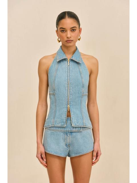 Cult Gaia DENNY DENIM SHORT