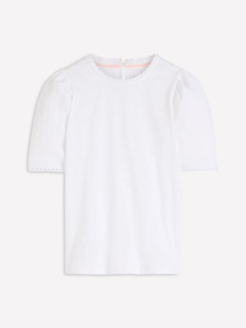 BODEN Ali Trim T-shirt-White