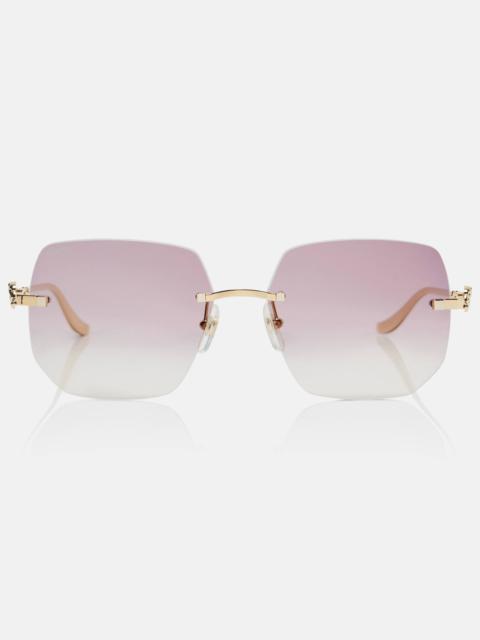 Cartier Panthère De Cartier square sunglasses