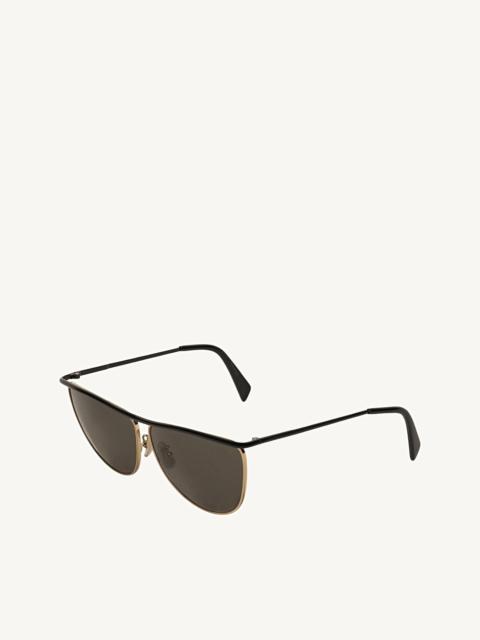 CELINE Metal Frame 08 Sun in Black/Gold