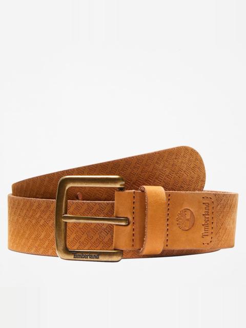Timberland Men's 38MM Timberland® Repeat Logo Belt