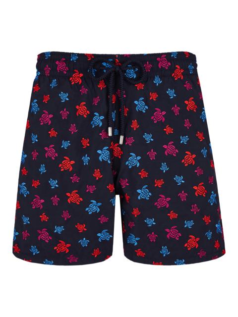Vilebrequin Men Swim Trunks Embroidered Ronde des Tortues - Limited Edition