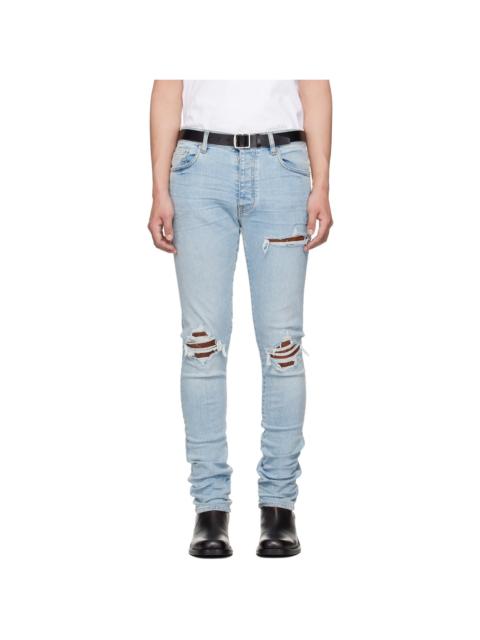 AMIRI Blue Croc MX1 Jeans
