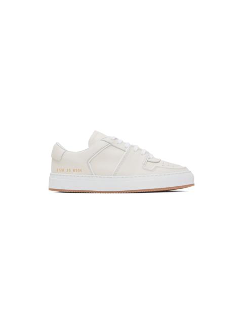 Common Projects White Decades Low Sneakers