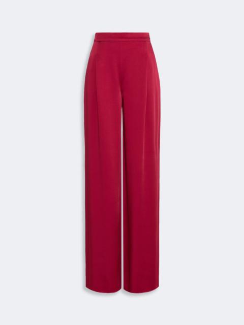 Max Mara ALPACA Envers satin palazzo trousers - RUBY