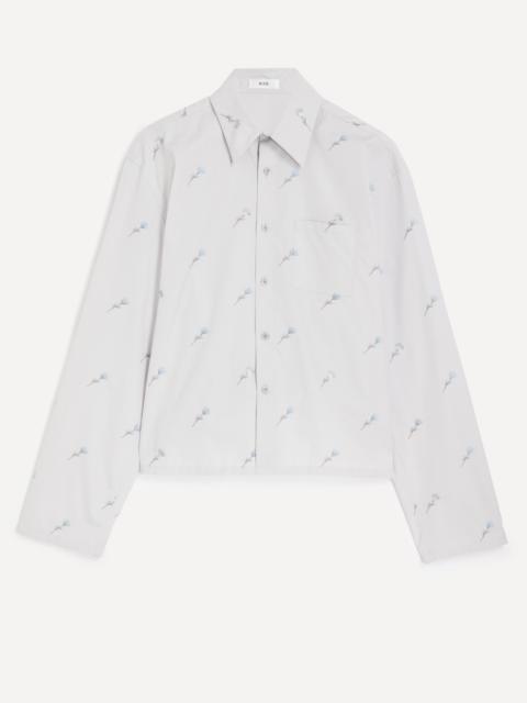 RIER Floral Embroidered Button-Up Shirt