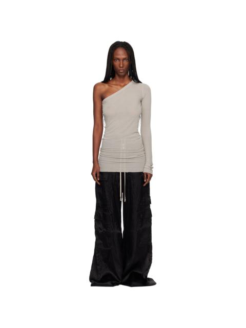 Rick Owens Off-White Temple Ziggy Minidress
