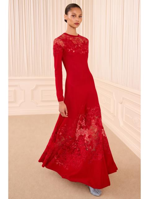 ULLA JOHNSON Clemence Long Sleeve Lace Dress
