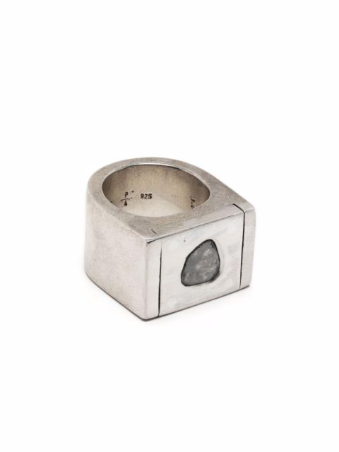 Parts of Four Plate ring single 17mm (1.0 CT, 1-Stone, PA+DIA)