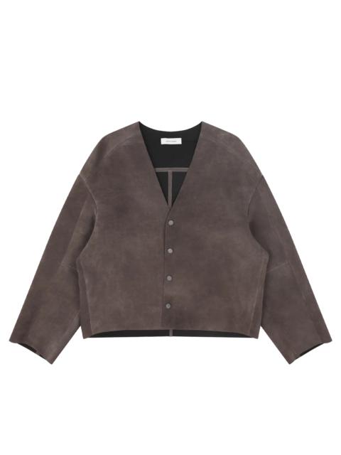 entire studios MINIMAL LEATHER JACKET LODEN