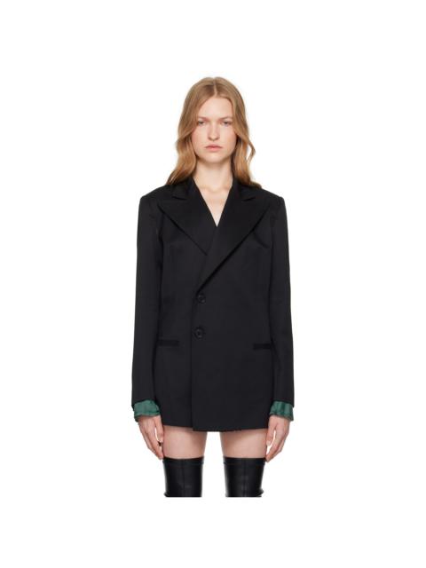 MM6 Maison Margiela Black Tailored Blazer