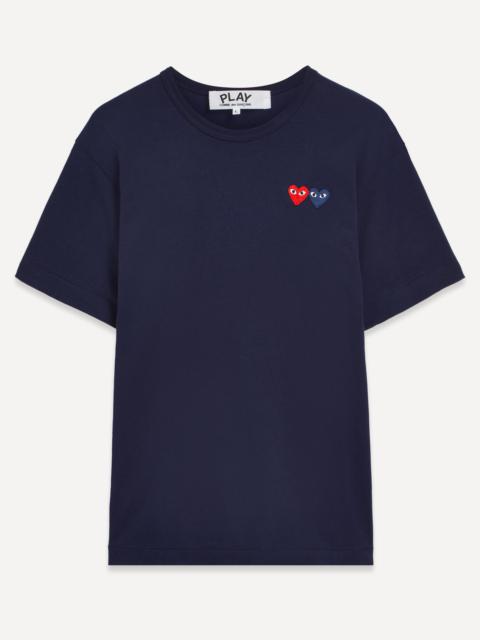 Comme des Garçons PLAY Double Heart Logo T-Shirt