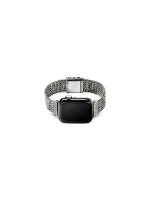 JOHN HARDY sterling silver diamond smartwatch strap 18mm