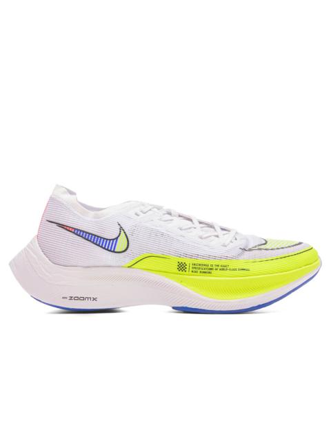 Nike NIKE ZOOMX VAPORFLY NEXT% 2 - WHITE/VOLT/RACER BLUE