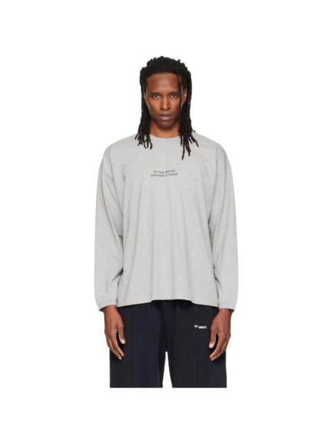 VETEMENTS Black 'In My World' Longsleeve T-shirt