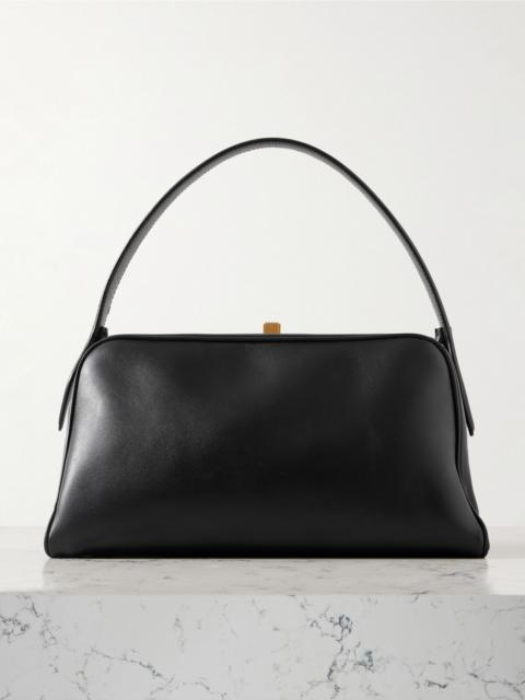 KHAITE Cate leather tote Black
