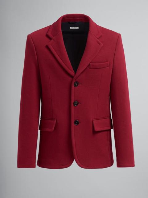 Marni COMPACT COTTON SWEATSHIRT JACKET