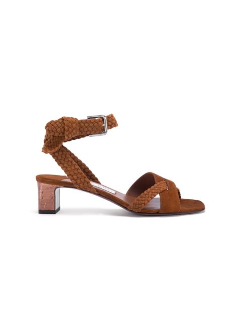 JIMMY CHOO Rori Suede Sandals brown