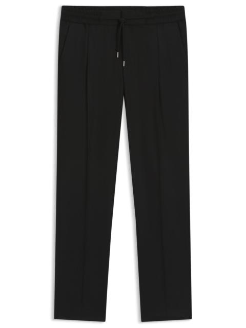 HUGO SLIM-FIT TROUSERS IN TWILL FABRIC