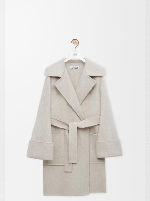 Loewe Belted coat in cashmere