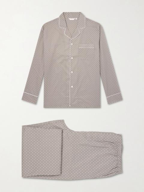 Derek Rose Ledbury 96 Printed Cotton-Poplin Pyjama Set