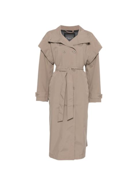 Herno double-breasted belted coat