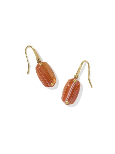 KENDRA SCOTT Lee Riveted Vintage Gold Drop Earrings