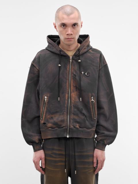 Thug Club Two-Tone Washed Zip Hoodie