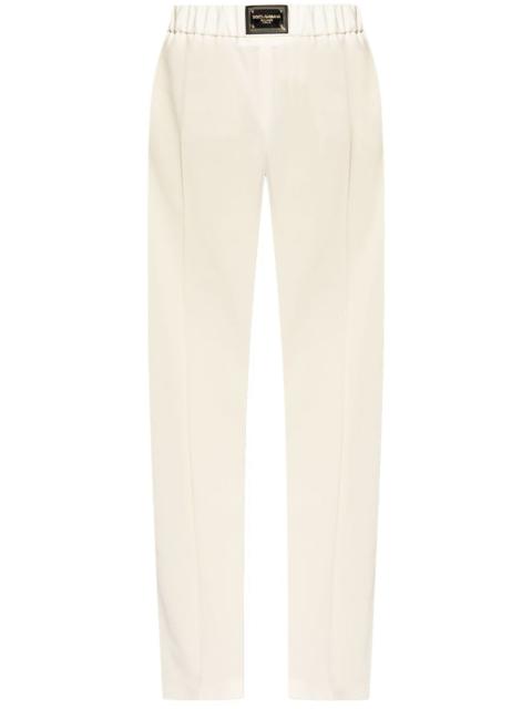 Dolce & Gabbana high-waisted wool trousers