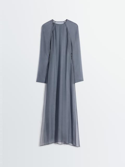 Lemaire DRESS WITH SLITS IN TRANSPARENT CUPRO