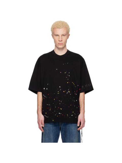 MASTERMIND WORLD Black MW Distressed SS T-shirt