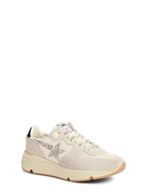 Running Sole Sneaker in Cream/White