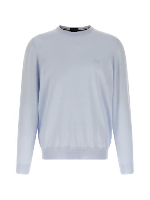 BOSS logo-embroidery crew-neck sweater