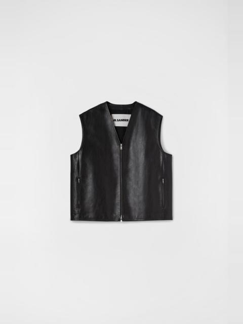 Jil Sander Leather Vest