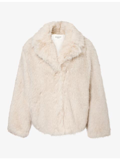 WEEKEND Max Mara Short Faux Fur Jacket