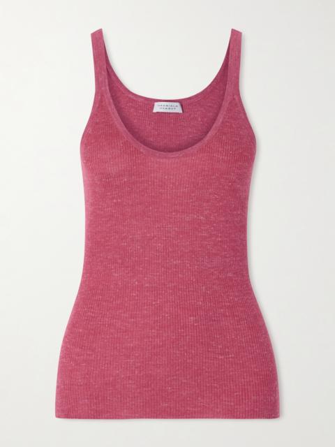 GABRIELA HEARST Cinxia Ribbed Cashmere, Silk And Hemp-blend Tank