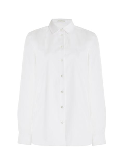 The Row Metis Cotton Shirt white