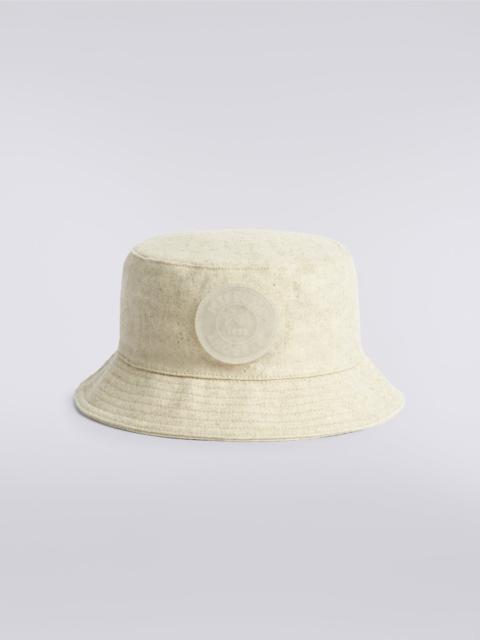 Missoni Wool blend bucket hat with logo patch