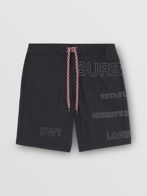 Burberry Horseferry Print Swim Shorts