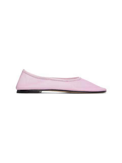 DEAR FRANCES Pink Balla Mesh Ballerina Flats