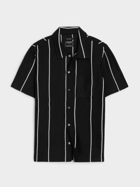 TODD SNYDER Linen-Cotton Knit Shirt