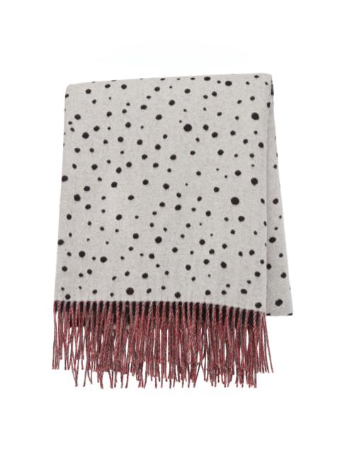 Conclan Blanket Scarf in Cashmere Jacquard