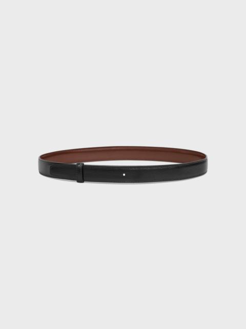 CELINE Reversible Strap 25MM IN TAURILLON AND LIZARD EMBOSSED CALFSKIN