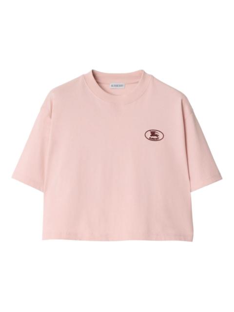 Burberry cropped cotton T-shirt