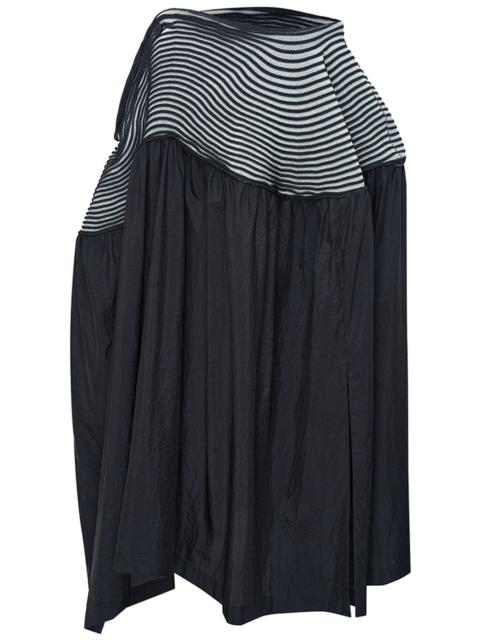 Winding Solid Long Skirt