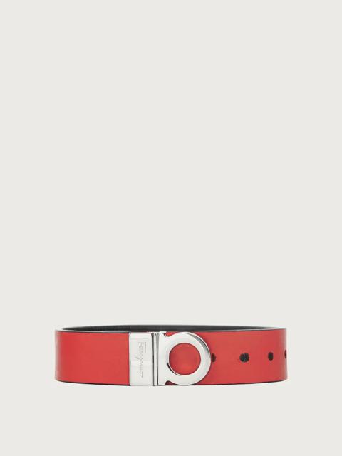 FERRAGAMO DOUBLE FACE GANCINI BRACELET
