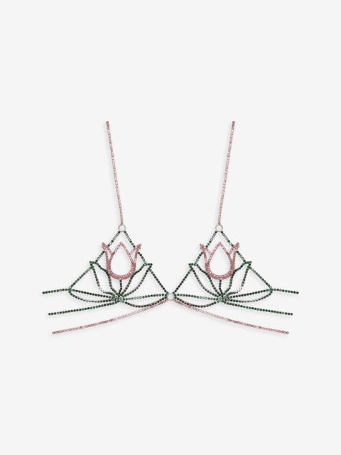 For Love & Lemons Tulip Rhinestone Bralette