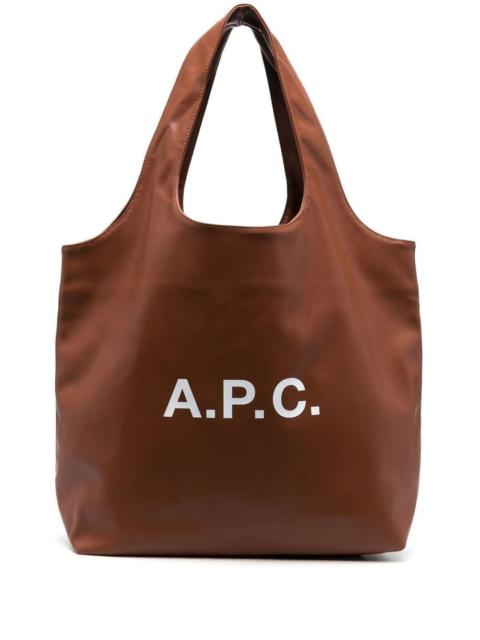 A.P.C. Logo-print Tote Bag