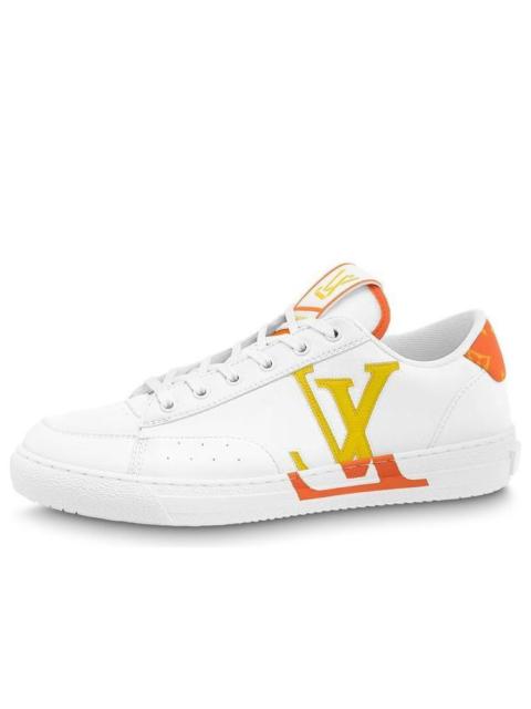 Louis Vuitton LOUIS VUITTON Charlie Sneakers 'White Orange' 1AA4BA