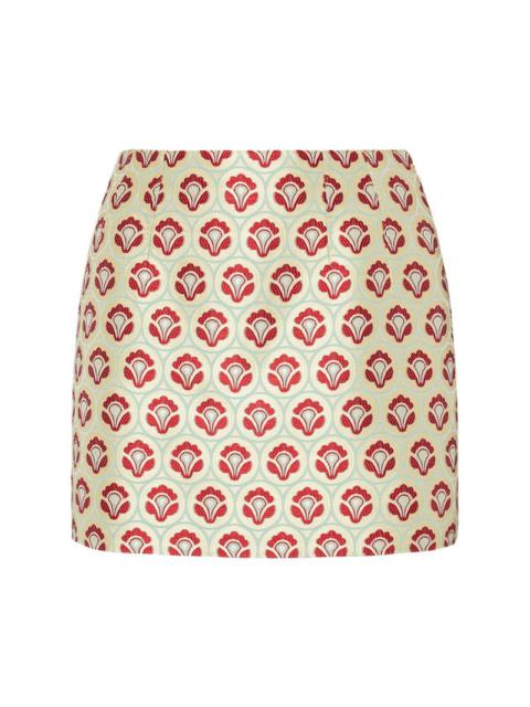 Etro Jacquard mini skirt